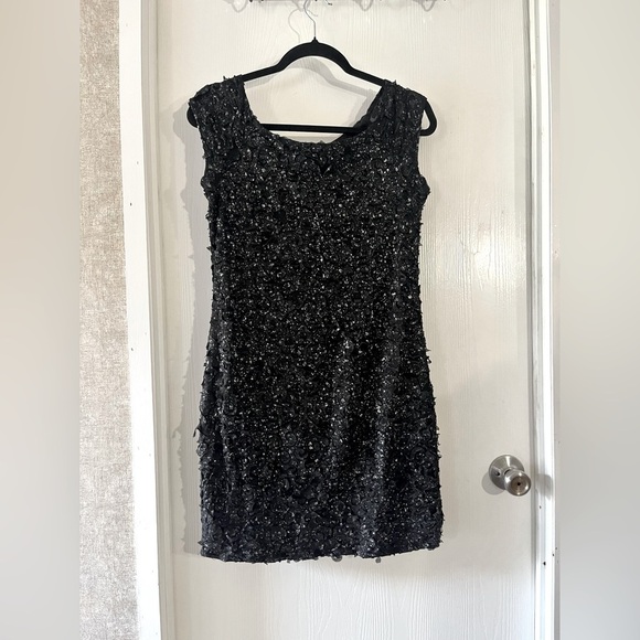 Carrie Allen Unique Little Black Dress - Picture 1 of 8